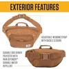 image:imageCarhartt Classic Adjustable Sling Bag Durable 600Denier Water Resistant Hip PackEssential Waist Pack Carhartt Brown