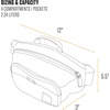 image:imageCarhartt Classic Adjustable Sling Bag Durable 600Denier Water Resistant Hip PackEssential Waist Pack Green Slate