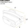 image:imageCarhartt Classic Adjustable Sling Bag Durable 600Denier Water Resistant Hip PackEssential Waist Pack Industry Red