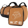 image:imageCarhartt Classic Round Duffel with Utility Pouch HeavyDuty WaterResistant Packable Gear Bag for Jobsite Gym and TravelCarhartt Brown