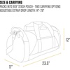 image:imageCarhartt Classic Round Duffel with Utility Pouch HeavyDuty WaterResistant Packable Gear Bag for Jobsite Gym and TravelEarly Fog