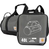 image:imageCarhartt Classic Round Duffel with Utility Pouch HeavyDuty WaterResistant Packable Gear Bag for Jobsite Gym and TravelGravel