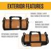image:imageCarhartt Classic Round Duffel with Utility Pouch HeavyDuty WaterResistant Packable Gear Bag for Jobsite Gym and TravelPort