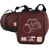 image:imageCarhartt Classic Round Duffel with Utility Pouch HeavyDuty WaterResistant Packable Gear Bag for Jobsite Gym and TravelPort