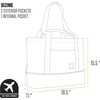 image:imageCarhartt Classic Vertical Open Tote Bag Durable Water Repellent Material WHand and Shoulder StrapsBlack