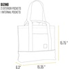 image:imageCarhartt Classic Vertical Open Tote Bag Durable Water Repellent Material WHand and Shoulder StrapsPort