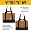 image:imageCarhartt Classic Vertical Open Tote Bag Durable Water Repellent Material WHand and Shoulder StrapsPort