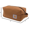 image:imageCarhartt Classic Zippered Travel Kit Black  Durable Organize Essentials with the Water Resistance Toiletry BagCarhartt Brown