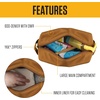 image:imageCarhartt Classic Zippered Travel Kit Black  Durable Organize Essentials with the Water Resistance Toiletry BagWorkwear Blue
