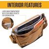 image:imageCarhartt Crossbody Snap Bag Durable Adjustable Shoulder Bag with Flap Over Snap ClosurePort