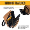 image:imageCarhartt Crossbody Zip Bag Durable Adjustable Crossbody Bag with Zipper Closure for Men and WomenEssential Crossbody Bag Greenstone