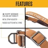 image:imageCarhartt Field Nylon Dog Collar Carhartt Brown Medium  Fully Adjustable Durable 600Denier Fabric with Reflective Wordmark for VisibilityDeep Wine
