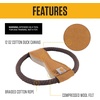 image:imageCarhartt Field Rubber Training Dog Pull Carhartt Brown  Pet Tools Rugged Tool for Tug Fetch and Play Field Dog TrainingFirm Duck Wheel Dog Pull Carhartt Brown
