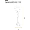 image:imageCarhartt Field Rubber Training Dog Pull Carhartt Brown  Pet Tools Rugged Tool for Tug Fetch and Play Field Dog TrainingMonkey Fist Dog Pull Carhartt Brown
