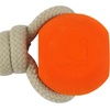 image:imageCarhartt Field Rubber Training Dog Pull Carhartt Brown  Pet Tools Rugged Tool for Tug Fetch and Play Field Dog TrainingRope Bone Blaze Orange