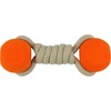 image:imageCarhartt Field Rubber Training Dog Pull Carhartt Brown  Pet Tools Rugged Tool for Tug Fetch and Play Field Dog TrainingRope Bone Blaze Orange