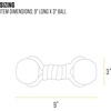 image:imageCarhartt Field Rubber Training Dog Pull Carhartt Brown  Pet Tools Rugged Tool for Tug Fetch and Play Field Dog TrainingRope Bone Blaze Orange