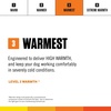 image:imageCarhartt Firm Duck Dog Chore Coat Insulated Weather Resistant Jacket for Cold and Windy Conditions Black Large  Dog Insulated Weather Resistant Jacket for Cold and Windy ConditionsDeep Wine Reflective Piping