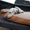 image:imageCarhartt Firm Duck SherpaTopped Dog Bed Carhartt Brown M  Durable Canvas Pet Bed Water Resistant Sherpa Top MediumDeep Wine Sherpa Top