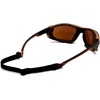 image:imageCarhartt Gear CHB1018DTMP Toccoa Sandstone Bronze AntiFog Lens  One Size Fits All  BlackTan