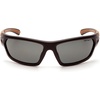 image:imageCarhartt Gear CHB291 Carbondale Antique Mirror Polarized LensGray Polarized Lens BlackTan Frame