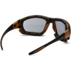 image:imageCarhartt Gear CHB418DTP Carthage Sandstone Bronze AntiFog Lens  One Size Fits All  BlackTanBlackTan Frame