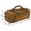 image:imageCarhartt Heavy Haul Utility Duffel Bags WaterResistant Packable Bag for Jobsite Gym and TravelCarhartt Brown