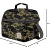 image:imageCarhartt Insulated 12 Can Cooler Black  Two Compartment Lunch Box Durable FullyInsulated Lunch Bag for Women amp Men Large LunchboxLarge Lunchbox Blind Duck Camo