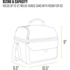 image:imageCarhartt Insulated 12 Can Cooler Black  Two Compartment Lunch Box Durable FullyInsulated Lunch Bag for Women amp Men Large LunchboxLarge Lunchbox Faded Fatigue