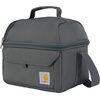 image:imageCarhartt Insulated 12 Can Cooler Black  Two Compartment Lunch Box Durable FullyInsulated Lunch Bag for Women amp Men Large LunchboxLarge Lunchbox Gravel
