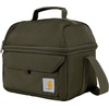 image:imageCarhartt Insulated 12 Can Cooler Black  Two Compartment Lunch Box Durable FullyInsulated Lunch Bag for Women amp Men Large LunchboxLarge Lunchbox Tarmac