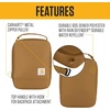 image:imageCarhartt Insulated Lunch Cooler For Men and Women Fully Insulated Lunch Pale for Everyday Use Carhartt Brown  For Men and Women Fully Insulated Lunch Pale for Back to School and Everyday UseFaded Fatigue