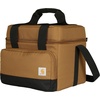 image:imageCarhartt Insulated Two Compartment Cooler Durable Water Repellent Material WFront Zippered Pocket for Camping Beach amp TravelCarhartt Brown