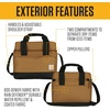 image:imageCarhartt Insulated Two Compartment Cooler Durable Water Repellent Material WFront Zippered Pocket for Camping Beach amp TravelGravel