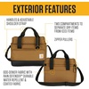image:imageCarhartt Insulated Two Compartment Cooler Durable Water Repellent Material WFront Zippered Pocket for Camping Beach amp TravelGravel