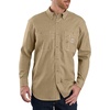 image:imageCarhartt Mens 104138 FlameResistant Force Lightweight Long Sleeve ShDark Khaki