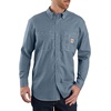 image:imageCarhartt Mens 104138 FlameResistant Force Lightweight Long Sleeve ShSteel Blue
