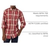image:imageCarhartt Mens 104507 FlameResistant Force Rugged Flex LooseDark Barn Red