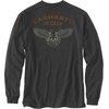 image:imageCarhartt Mens 106800 Flame Resistant Force Loose Fit LongSleeve Lightweight ECarbon Heather