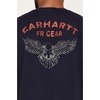 image:imageCarhartt Mens 106800 Flame Resistant Force Loose Fit LongSleeve Lightweight EDark Navy