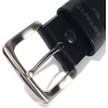 image:imageCarhartt Mens Bridle Leather Classic Buckle and Scratchless BeltsBlack W Brushed Nickel Finish
