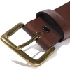 image:imageCarhartt Mens Bridle Leather Classic Buckle and Scratchless BeltsBrown WOeb Finish