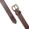 image:imageCarhartt Mens Bridle Leather Classic Buckle and Scratchless BeltsBrown WOeb Finish