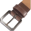 image:imageCarhartt Mens Casual Rugged Canvas Duck Belt WAntique Brass Buckle and Contrast Curdoroy BackingCarhartt Brown