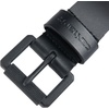 image:imageCarhartt Mens Casual Top Grain Bridle Leather Belts WAntique Nickel and Knurled Roller BuckleBlackBlack Buckle