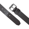 image:imageCarhartt Mens Casual Top Grain Bridle Leather Belts WAntique Nickel and Knurled Roller BuckleBrown