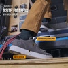 image:imageCarhartt Mens Detroit Leather Sneaker Work Shoe  Wide Toe Box Comfort Footbed and Midsole SlipResistant Outsole Fastdry Lining EH Rated Arch SupportBlackBrown
