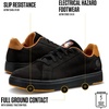 image:imageCarhartt Mens Detroit Leather Sneaker Work Shoe  Wide Toe Box Comfort Footbed and Midsole SlipResistant Outsole Fastdry Lining EH Rated Arch SupportBlackBrown