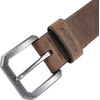 image:imageCarhartt Mens Durable Full Grain Saddle Leather Classic Belts WRugged Antique Nickel HardwareDark Brown