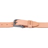 image:imageCarhartt Mens Durable Full Grain Saddle Leather Classic Belts WRugged Antique Nickel HardwareLt Natural